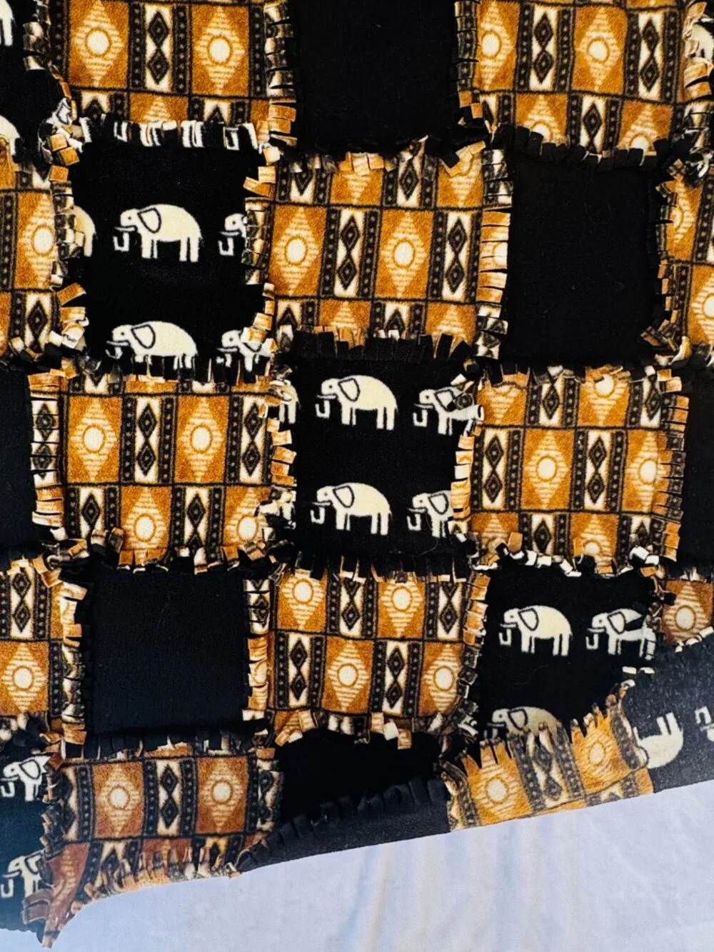 Handmade Fleece Blanket 49x64
